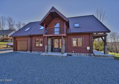 Newly Constructed Siberian Log Home for Sale - Lake Ariel